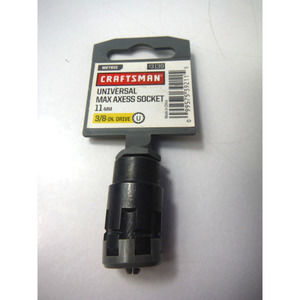 CRAFTSMAN Socket Universal Max Axess 3/8" Drive 11-mm PassThrough 3139